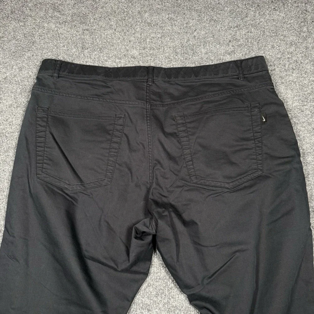 Nike Pants Performance Dri Fit Mens 38x30 Black Stretch Standard Golf Outdoor - Picture 9 of 12